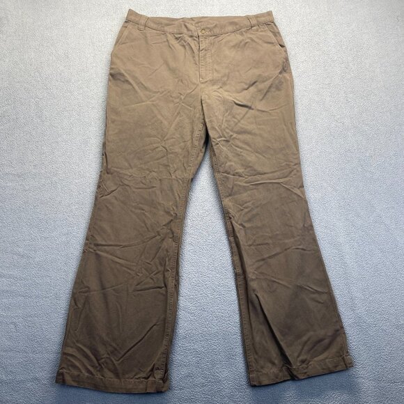 Lauren Ralph Lauren  Pants Brown Size16 Womens Stretch Comfort,Cotton, - Picture 1 of 9